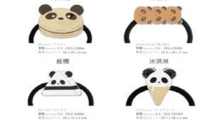Panda Tea Time Hair Tie
